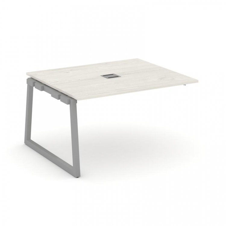 Style Project Проходной наб. элем. перег. стола SN-5T1.NSPRG-034 Дуб Наварра/Металл Серый/Заглушка М