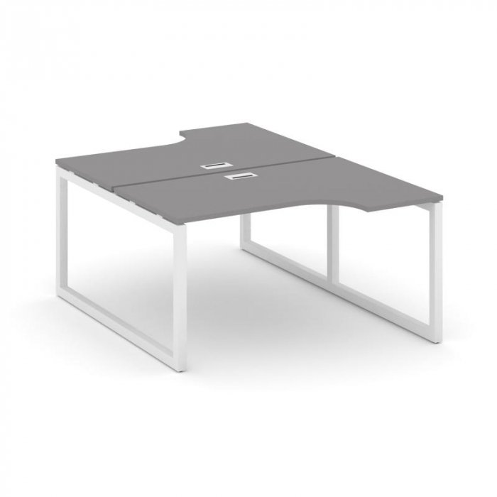 Стайл Проджект Рабочая станция эргономичная SN-5O.DRPA-022 Серый Пепел/Металл Белый 1580*1632/1992*7