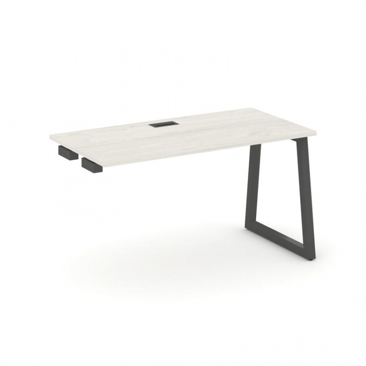 Style Project Стол-приставка к опор. элем. SN-5T1.OPRS-004 Дуб Наварра/Металл Антрацит/Черный Пласти