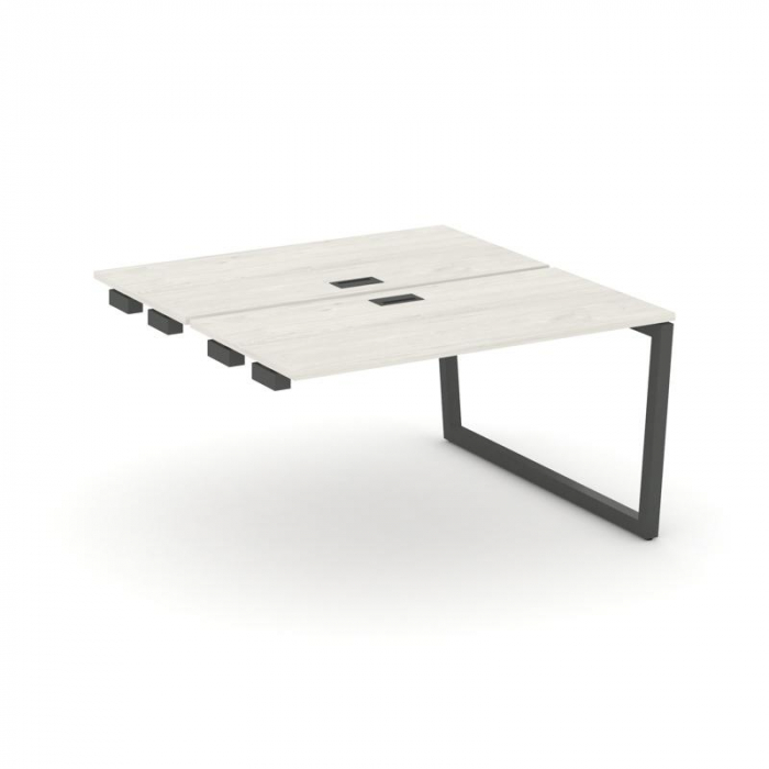 Стайл Проджект Стол-приставка к опор. элем. SN-5T2.DPRS-011 Дуб Наварра/Металл Антрацит/Черный Пласт