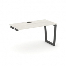 Style Project Стол-приставка к опор. элем. SN-5T2.OPRS-014 Дуб Наварра/Металл Антрацит/Черный Пласти