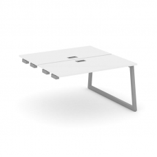 Style Project Стол-приставка к опор. элем. SN-5T1.DPRS-013 Белый/Металл Серый/Заглушка Пластик Сереб