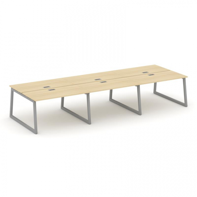 Style Project Рабочая станция 2-х сторон. SN-5T1.DRS-074 Акация Лорка/Металл Серый/Заглушка Пластик