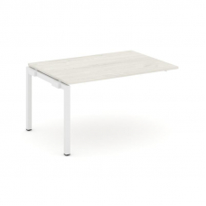 Style Project Проходной наб. элем. перег. стола SN-5P.NSPRG-003.3 Дуб Наварра/Металл Белый 1380*980*