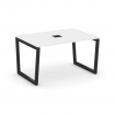 Style Project Стол переговорный SN-5T2.SPRG-004 Белый/Металл Черный/Заглушка Металл Черный 1580*980*