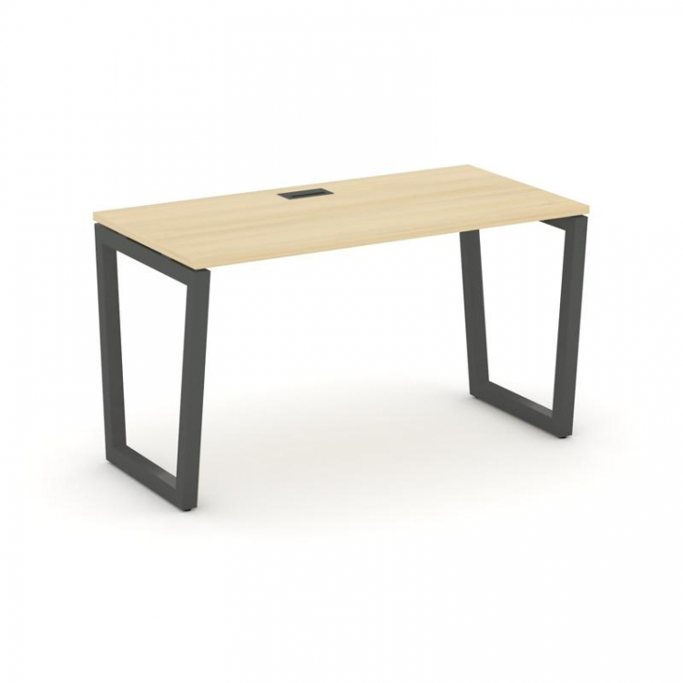 Style Project Стол письменный SN-5T2.SP-001 Акация Лорка/Металл Антрацит/Заглушка Пластик Черный 980