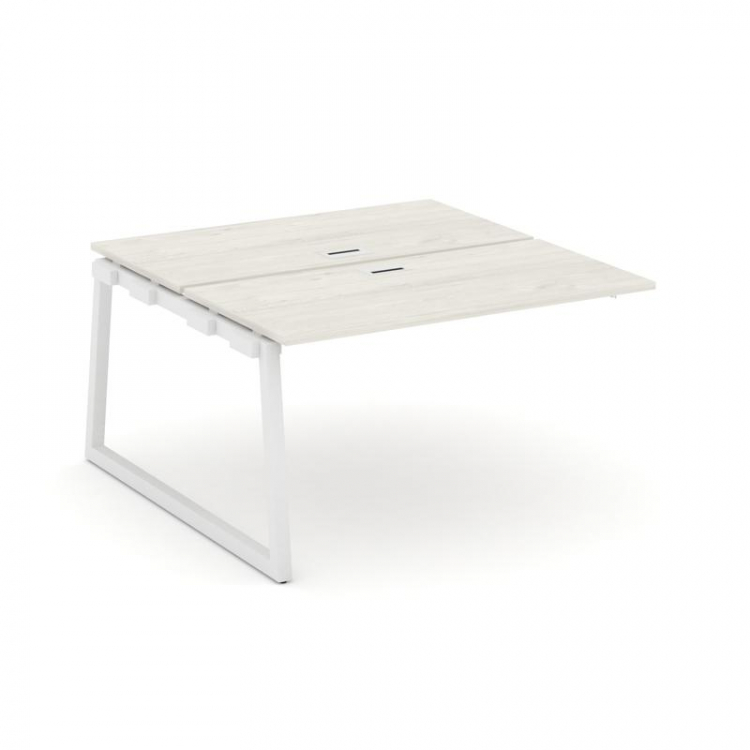 Style Project Проходной наб. элем. SN-5T1.DNRS-024 Дуб Наварра/Металл Белый/Заглушка Пластик Белый 1