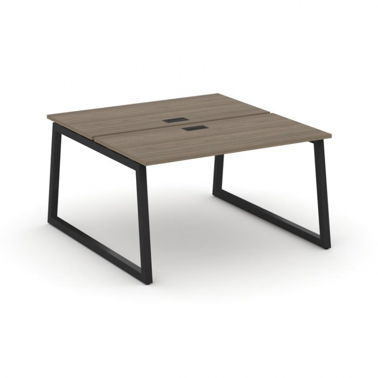 Style Project Рабочая станция 2-х сторон. SN-5T1.DRS-014 Вяз Благородный/Металл Черный/Заглушка Плас