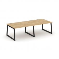 Style Project Стол переговорный SN-5T1.SPRG-043.3 Тиквуд Светлый/Металл Черный 2760*1180*750