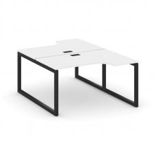 Style Project Рабочая станция эргоном. SN-5O.DRPA-022 Белый/Металл Черный 1580*1632/1992*750