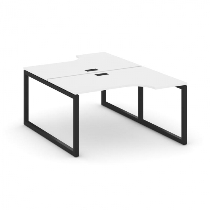 Style Project Рабочая станция эргоном. SN-5O.DRPA-011 Белый/Металл Черный 1380*1432/1992*750