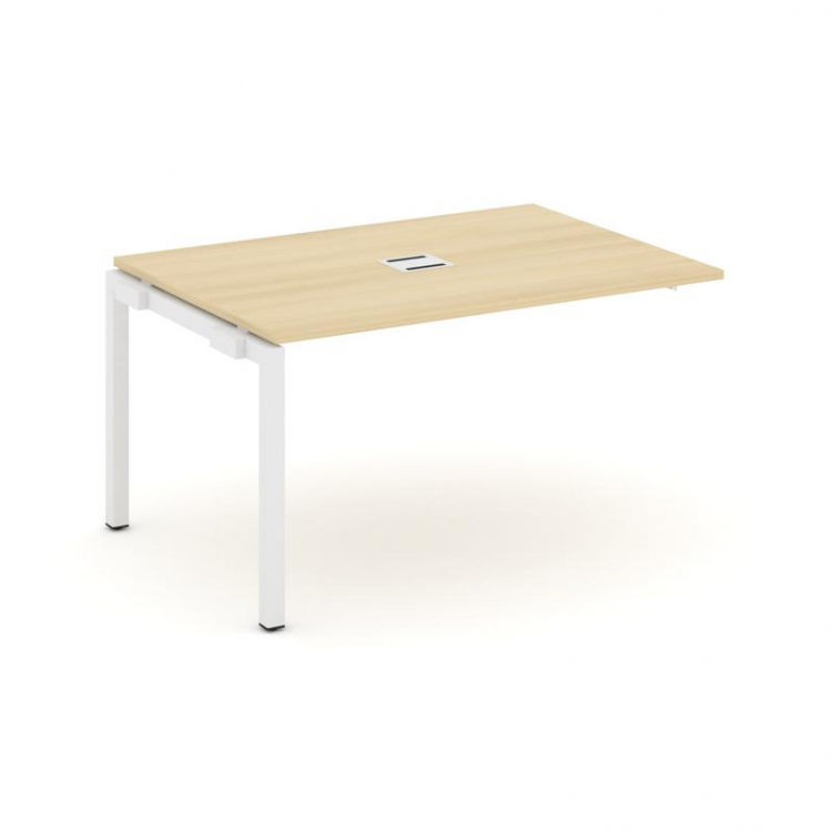 Style Project Проходной наб. элем. перег. стола SN-5P.NSPRG-001 Акация Лорка/Металл Белый 980*980*75