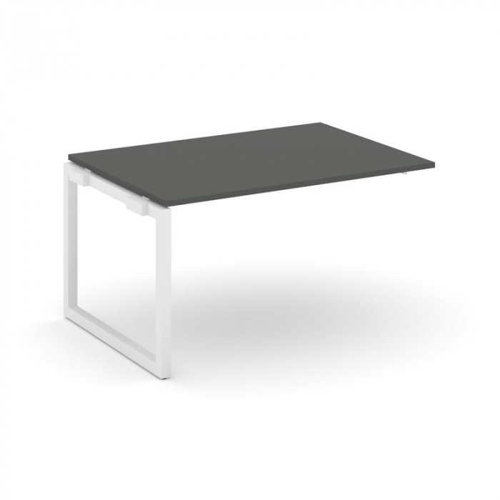 Style Project Проходной наб. элем. перег. стола SN-5O.NSPRG-003.3 Антрацит/Металл Белый 1380*980*750