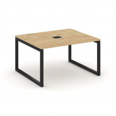 Стайл Проджект Стол переговорный SN-5O.SPRG-033 Тиквуд Светлый/Металл Черный 1380*1180*750