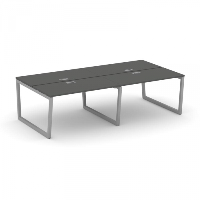 Style Project Рабочая станция 2-х сторон. SN-5T2.DRS-033 Антрацит/Металл Серый/Заглушка Пластик Сере