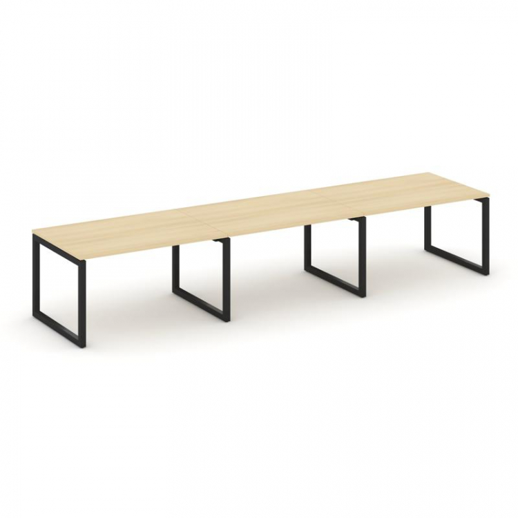 Style Project Стол переговорный SN-5O.SPRG-023.3 Акация Лорка/Металл Черный 4410*980*750