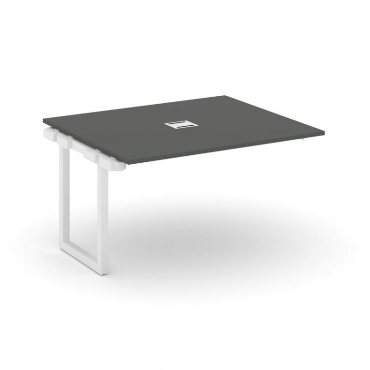 Style Project Проходной наб. элем. перег. стола SN-5O.NSPRG-032 Антрацит/Металл Белый 1180*1180*750