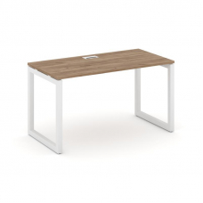 Style Project Стол письменный SN-5O.SP-002 Дуб Табак/Металл Белый 1180*600*750