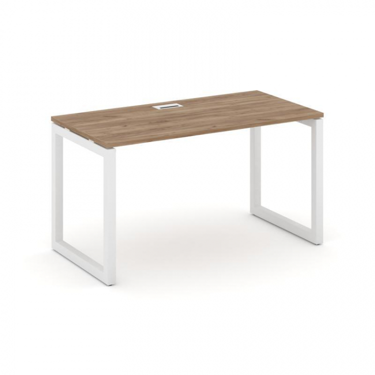 Style Project Стол письменный SN-5O.SP-002 Дуб Табак/Металл Белый 1180*600*750