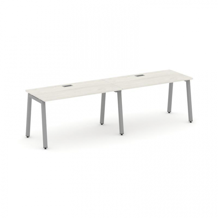 Style Project Рабочая станция 1 сторон. SN-5A.ORS-024 Дуб Наварра/Металл Серый 3160*800*750