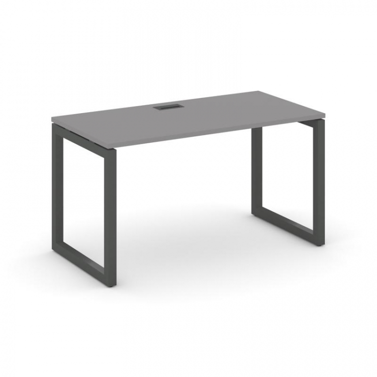 Стайл Проджект Стол письменный SN-5O.SP-014 Серый Пепел/Металл Антрацит 1580*700*750