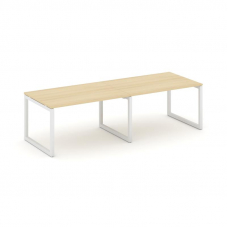 Style Project Стол переговорный SN-5O.SPRG-013.3 Акация Лорка/Металл Белый 2760*980*750