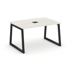 Style Project Стол переговорный SN-5T1.SPRG-001 Дуб Наварра/Металл Черный/Заглушка Металл Черный 980