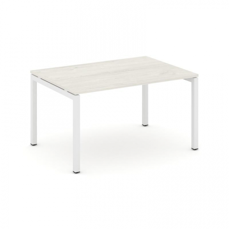 Style Project Стол переговорный SN-5P.SPRG-004.3 Дуб Наварра/Металл Белый 1580*980*750