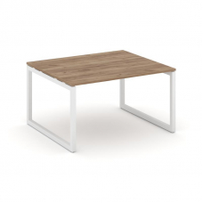 Style Project Стол переговорный SN-5O.SPRG-033.3 Дуб Табак/Металл Белый 1380*1180*750