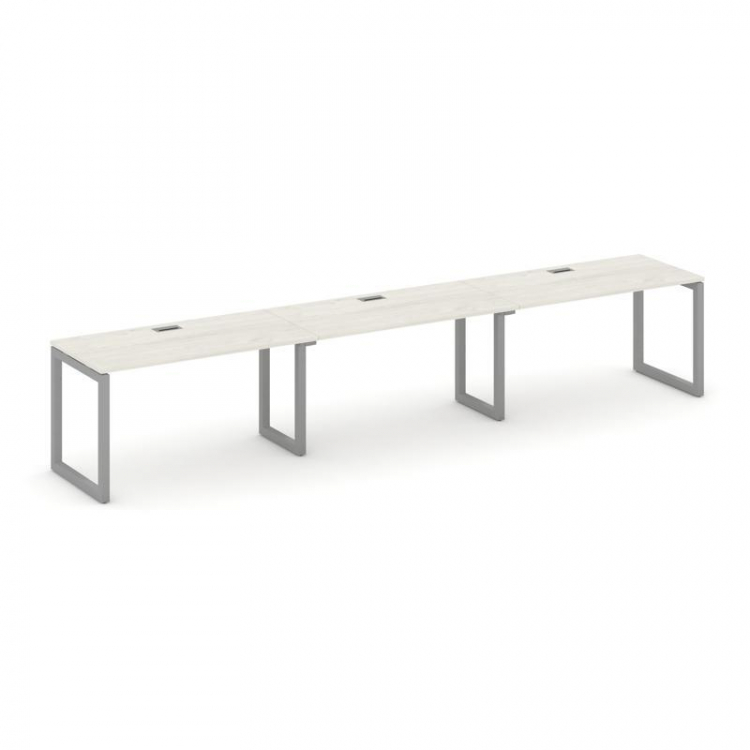 Style Project Рабочая станция 1 сторон. SN-5O.ORS-033 Дуб Наварра/Металл Серый 4140*600*750