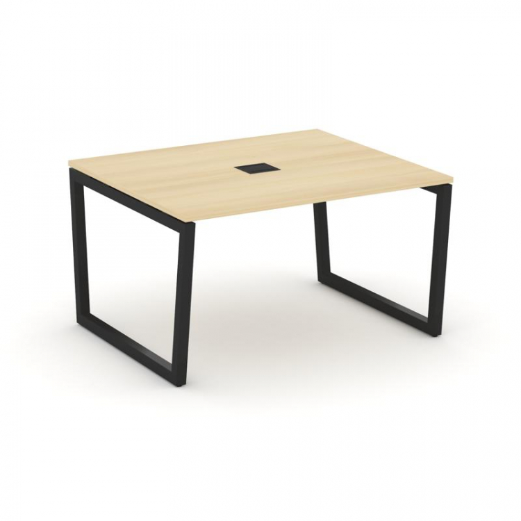 Style Project Стол переговорный SN-5T2.SPRG-032 Акация Лорка/Металл Черный/Заглушка Металл Черный 11