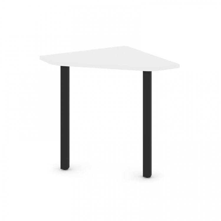 Style Project Угловой элемент стола SN-5.USP-011 Белый/Металл Черный 700*700*750