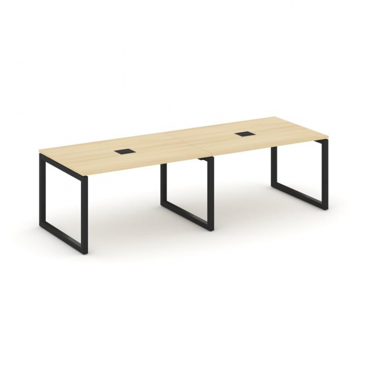 Style Project Стол переговорный SN-5O.SPRG-011 Акация Лорка/Металл Черный 1960*980*750