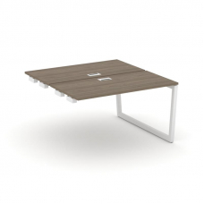 Style Project Стол-приставка к опор. элем. SN-5T2.DPRS-021 Вяз Благородный/Металл Белый/Заглушка Пла