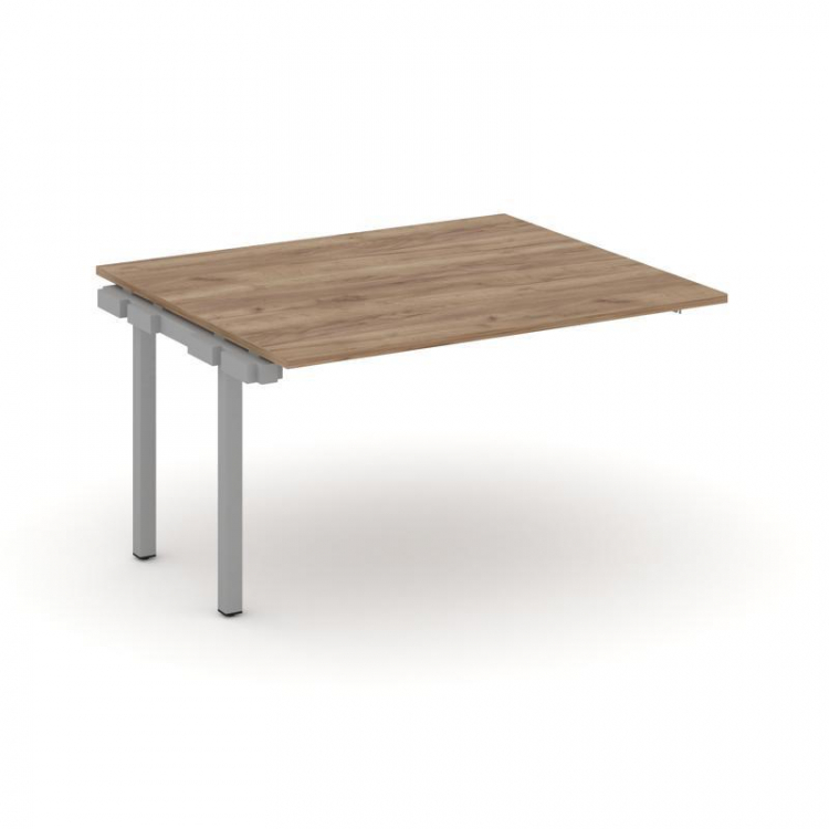 Style Project Проходной наб. элем. перег. стола SN-5P.NSPRG-032.3 Дуб Табак/Металл Серый 1180*1180*7