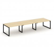 Style Project Стол переговорный SN-5O.SPRG-054.3 Акация Лорка/Металл Черный 4740*1180*750