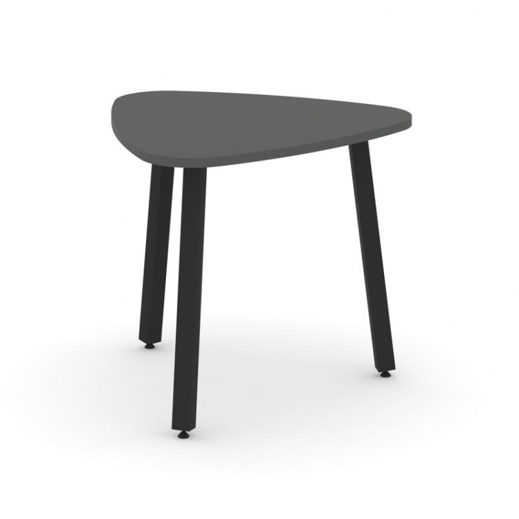 Style Project Стол переговорный SN-5.SPRG-70.3 Антрацит/Металл Черный 900*900*750