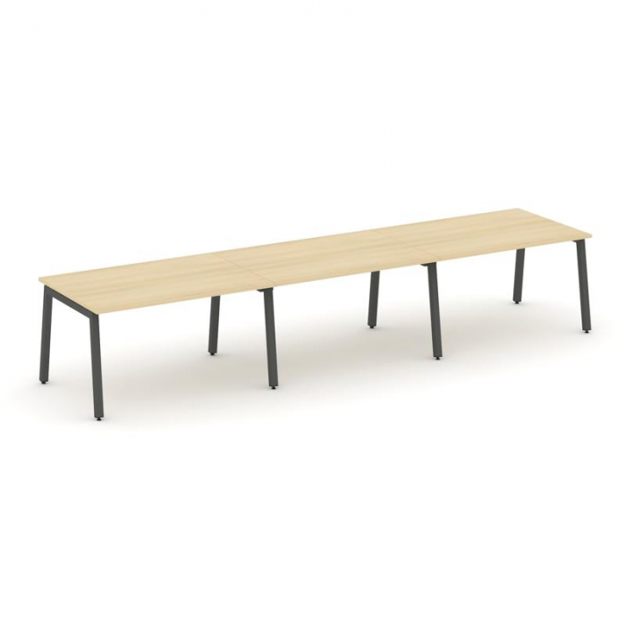 Style Project Стол переговорный SN-5A.SPRG-021.3 Акация Лорка/Металл Антрацит 2940*980*750