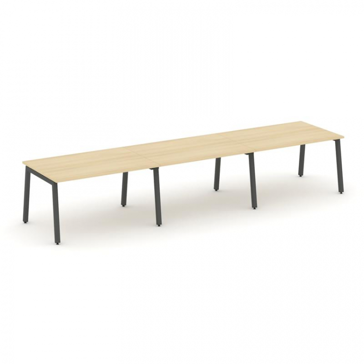 Style Project Стол переговорный SN-5A.SPRG-021.3 Акация Лорка/Металл Антрацит 2940*980*750