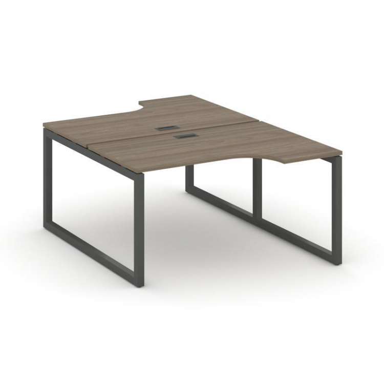 Style Project Рабочая станция эргоном. SN-5O.DRPA-022 Вяз Благородный/Металл Антрацит 1580*1632/1992