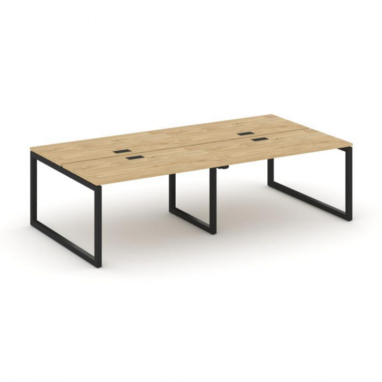 Style Project Рабочая станция 2-х сторон. SN-5O.DRS-054 Тиквуд Светлый/Металл Черный 3160*1632*750