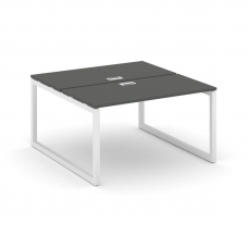 Style Project Рабочая станция 2-х сторон. SN-5O.DRS-014 Антрацит/Металл Белый 1580*1432*750
