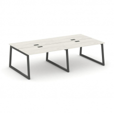 Style Project Рабочая станция 2-х сторон. SN-5T1.DRS-034 Дуб Наварра/Металл Антрацит/Черный Пластик