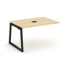 Style Project Проходной наб. элем. перег. стола SN-5T1.NSPRG-002 Акация Лорка/Металл Черный/Заглушка