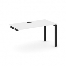 Style Project Стол-приставка к опор. элем. SN-5P.OPRS-024 Белый/Металл Черный 1580*800*750