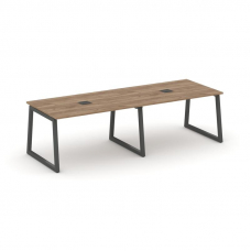 Style Project Стол переговорный SN-5T1.SPRG-014 Дуб Табак/Металл Антрацит/Заглушка Металл Антрацит 3