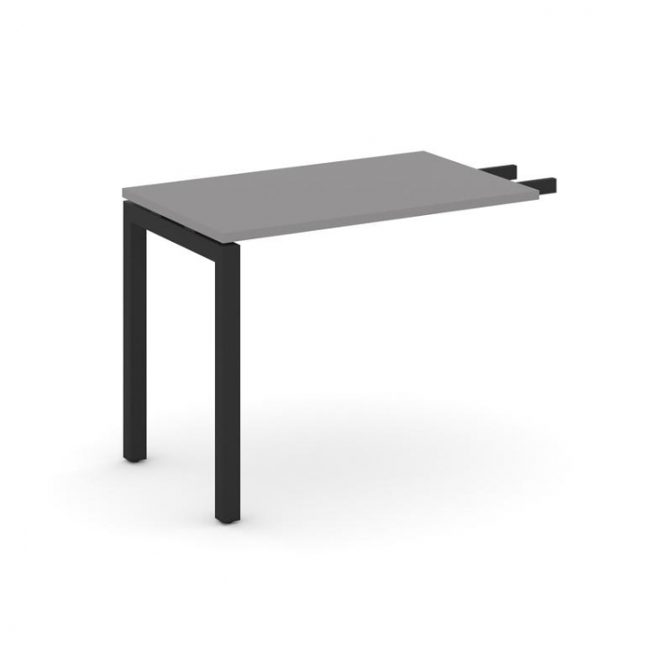 Стайл Проджект Брифинг приставка SN-5P.BR-005 Серый Пепел/Металл Черный 1380*600*750