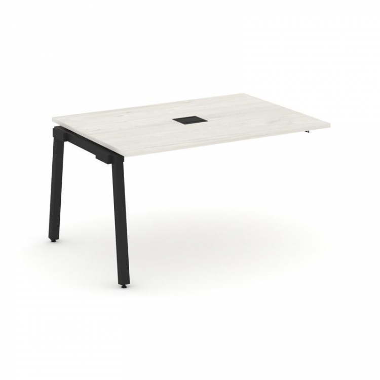 Style Project Проходной наб. элем. перег. стола SN-5A.NSPRG-003 Дуб Наварра/Металл Черный 1380*980*7