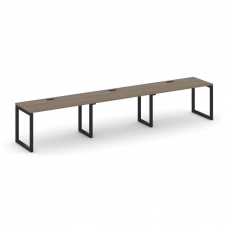 Style Project Рабочая станция 1 сторон. SN-5O.ORS-032 Вяз Благородный/Металл Черный 3540*600*750