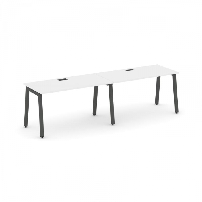 Style Project Рабочая станция 1 сторон. SN-5A.ORS-012 Белый/Металл Антрацит 2360*700*750